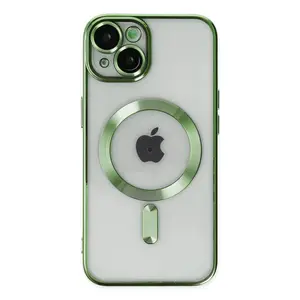 İphone 14 Plus Kılıf Kross Magneticsafe Kapak - Koyu Yeşil