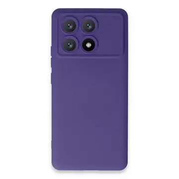 Xiaomi Poco X6 Pro Kılıf Nano İçi Kadife Silikon - Mor
