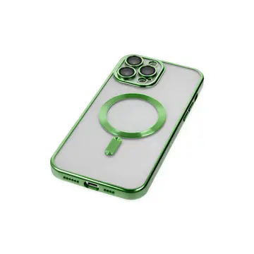 İphone 14 Pro Kılıf Kross Magneticsafe Kapak - Koyu Yeşil