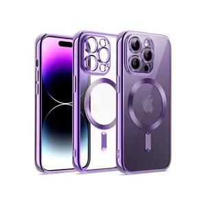İphone 14 Pro Kılıf Kross Magneticsafe Kapak - Mor