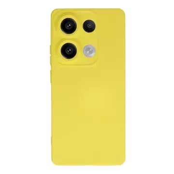 Xiaomi Redmi Note 13 Pro 4g Kılıf Nano İçi Kadife Silikon - Sarı