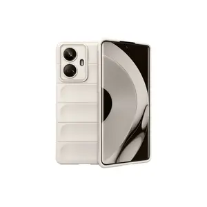 Realme 10 Pro 5g Kılıf Optimum Silikon - Krem