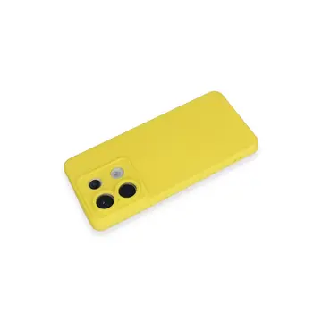 Xiaomi Redmi Note 13 Pro 5g Kılıf Nano İçi Kadife Silikon - Sarı