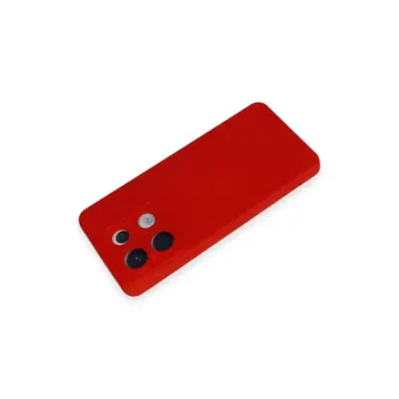 Xiaomi Redmi Note 13 Pro 5g Kılıf Nano İçi Kadife Silikon - Kırmızı