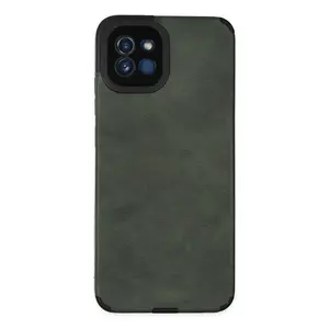 Samsung Galaxy A03 Kılıf Loop Deri Silikon - Yeşil
