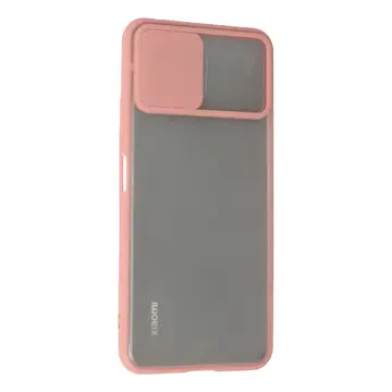 Xiaomi Mi 11 Lite Kılıf Palm Buzlu Kamera Sürgülü Silikon - Pembe