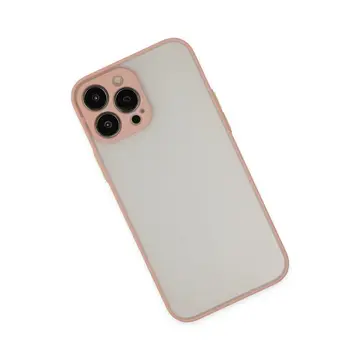 İphone 15 Pro Max Kılıf Montreal Silikon Kapak - Pembe
