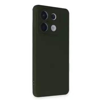 Xiaomi Redmi Note 13 Pro 5g Kılıf Nano İçi Kadife Silikon - Koyu Yeşil