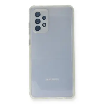 Newface Samsung Galaxy A72 Kılıf Miami Şeffaf Silikon - Şeffaf