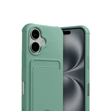 İphone 17 Kelvin Kartvizitli Silikon - Açık Yeşil
