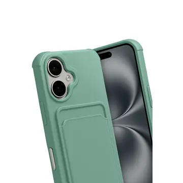İphone 17 Kelvin Kartvizitli Silikon - Açık Yeşil