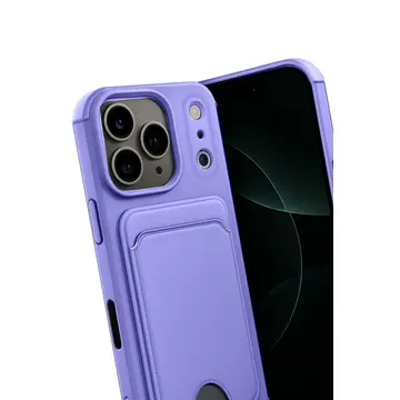 İphone 17 Pro Kelvin Kartvizitli Silikon - Lila