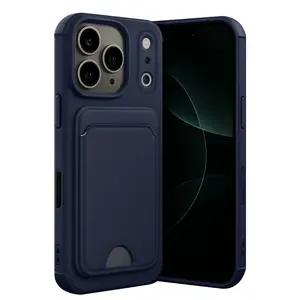 İphone 17 Pro Kelvin Kartvizitli Silikon - Lacivert