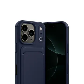 İphone 17 Pro Kelvin Kartvizitli Silikon - Lacivert