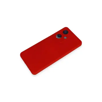 Vivo Y17s Kılıf Nano İçi Kadife Silikon - Kırmızı