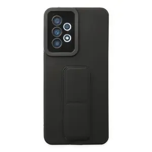 Newface Samsung Galaxy A33 5g Kılıf Mega Standlı Silikon - Siyah