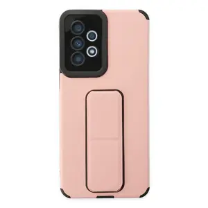 Newface Samsung Galaxy A33 5g Kılıf Mega Standlı Silikon - Pudra