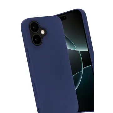 İphone 17 Nano İçi Kadife Silikon - Lacivert
