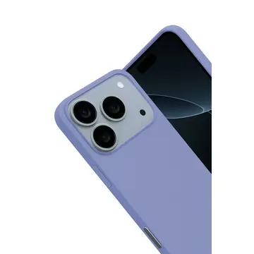 İphone 17 Pro Nano İçi Kadife Silikon - Lila