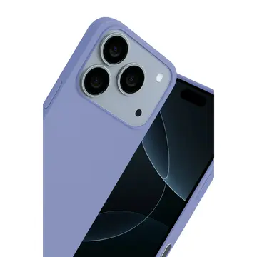 İphone 17 Pro Nano İçi Kadife Silikon - Lila