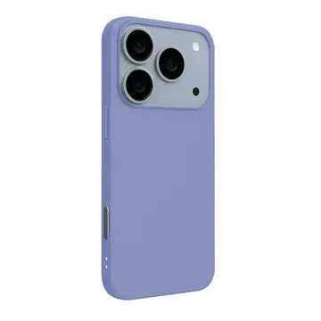İphone 17 Pro Max Nano İçi Kadife Silikon - Lila