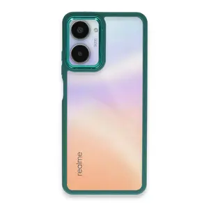 Newface Realme 10 Pro 5g Kılıf Dora Kapak - Haki Yeşil