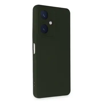 Vivo Y27 Kılıf Nano İçi Kadife Silikon - Koyu Yeşil