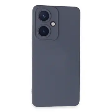 Vivo Y27 Kılıf Nano İçi Kadife Silikon - Gri