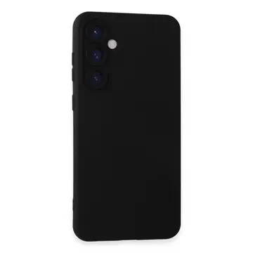 Samsung Galaxy S24 Kılıf Nano İçi Kadife Silikon - Siyah