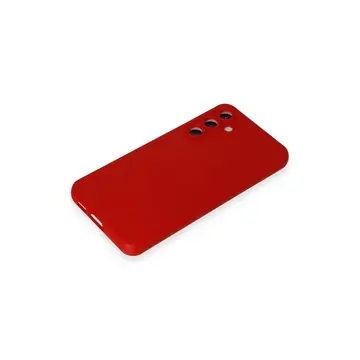 Samsung Galaxy S24 Kılıf Nano İçi Kadife Silikon - Kırmızı