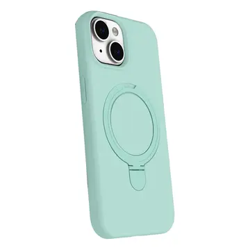 İphone 15 Plus Regal Magsafe Standlı Kapak - Su Yeşili