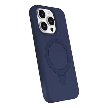 İphone 15 Pro Max Regal Magsafe Standlı Kapak - Lacivert