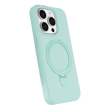 İphone 15 Pro Max Regal Magsafe Standlı Kapak - Su Yeşili