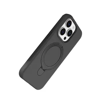 İphone 15 Pro Max Regal Magsafe Standlı Kapak - Titan Gri