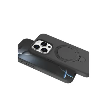 İphone 15 Pro Max Regal Magsafe Standlı Kapak - Titan Gri