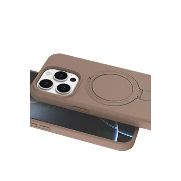 İphone 15 Pro Max Regal Magsafe Standlı Kapak - Çöl Titanyum
