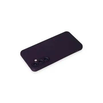 Samsung Galaxy S24 Kılıf Nano İçi Kadife Silikon - Mor