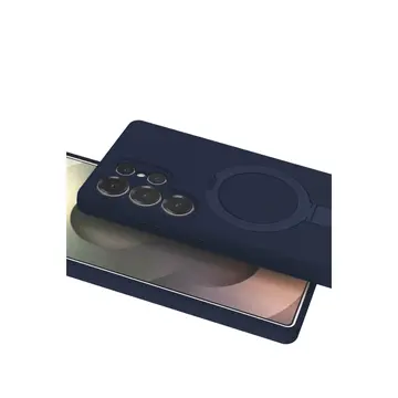 Samsung Galaxy S23 Ultra Regal Magsafe Standlı Kapak - Lacivert