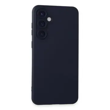 Samsung Galaxy S24 Kılıf Nano İçi Kadife Silikon - Lacivert