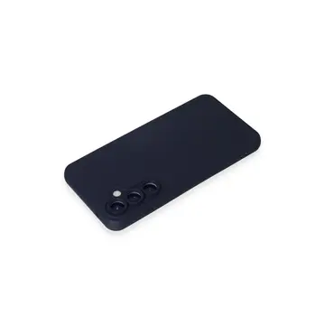 Samsung Galaxy S24 Kılıf Nano İçi Kadife Silikon - Lacivert