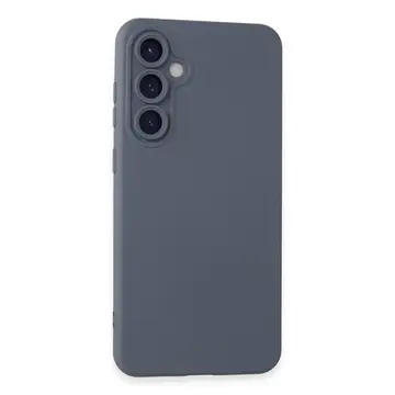 Samsung Galaxy S24 Kılıf Nano İçi Kadife Silikon - Gri
