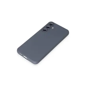 Samsung Galaxy S24 Kılıf Nano İçi Kadife Silikon - Gri