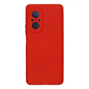 Newface Huawei Nova 9 Se Kılıf Nano İçi Kadife Silikon - Kırmızı