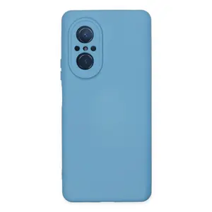 Newface Huawei Nova 9 Se Kılıf Nano İçi Kadife Silikon - Mavi
