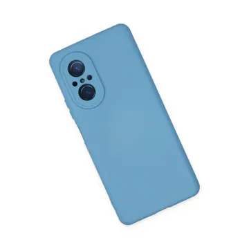 Newface Huawei Nova 9 Se Kılıf Nano İçi Kadife Silikon - Mavi