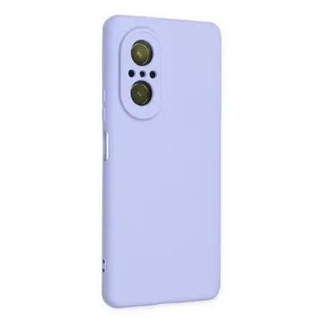 Newface Huawei Nova 9 Se Kılıf Nano İçi Kadife Silikon - Lila
