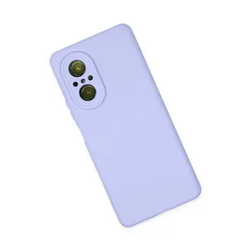 Newface Huawei Nova 9 Se Kılıf Nano İçi Kadife Silikon - Lila