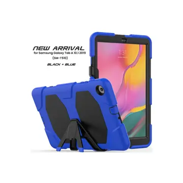 Newface Samsung Galaxy T510 Tab A 10.1 Kılıf Griffin Tablet Kapak - Mavi