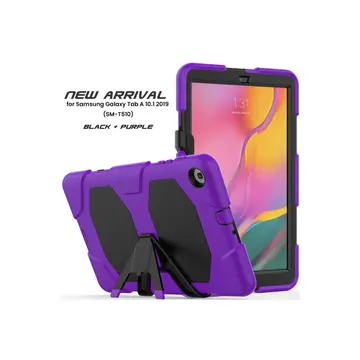 Newface Samsung Galaxy T510 Tab A 10.1 Kılıf Griffin Tablet Kapak - Mor