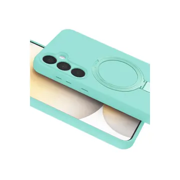 Samsung Galaxy A25 5g Regal Magsafe Standlı Kapak - Su Yeşili